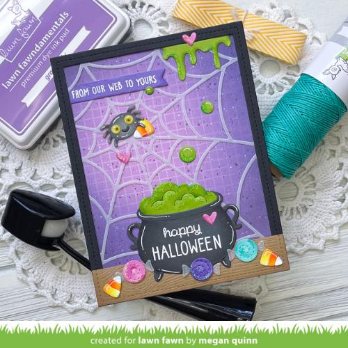 Lawn Fawn - Lawn Cuts - Spiderweb Backdrop Die