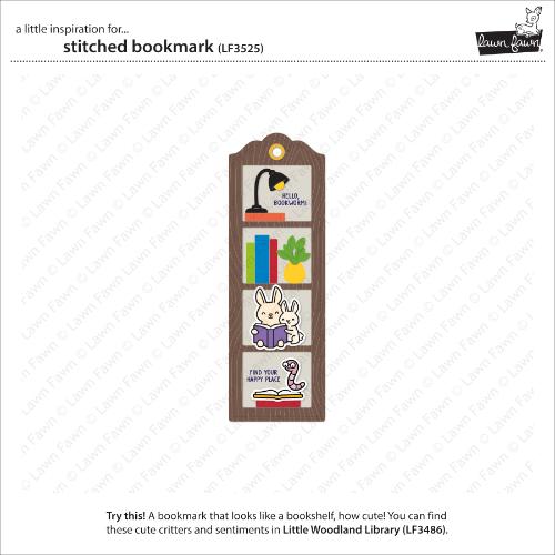 Lawn Fawn - Lawn Cuts - Stitched Bookmark Dies