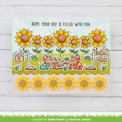Lawn Fawn - Lawn Cuts - Sunflower Border Dies