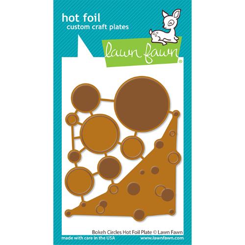 Lawn Fawn - Hot Foil - Bokeh Circles Hot Foil Plates