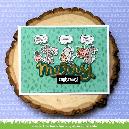 Lawn Fawn - Stamps - Sweet Christmas Mice