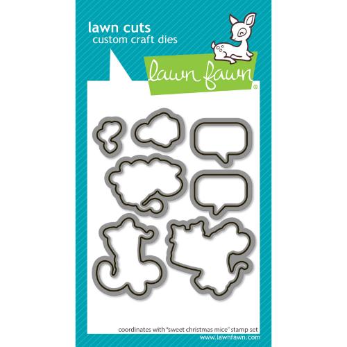 Lawn Fawn - Lawn Cuts - Sweet Christmas Mice Dies