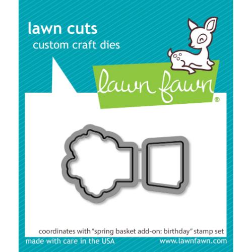 Lawn Fawn - Lawn Cuts - Spring Basket Add-On: Birthday Dies
