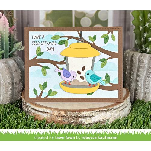 Lawn Fawn - Stamps - Backyard Bird Feeder