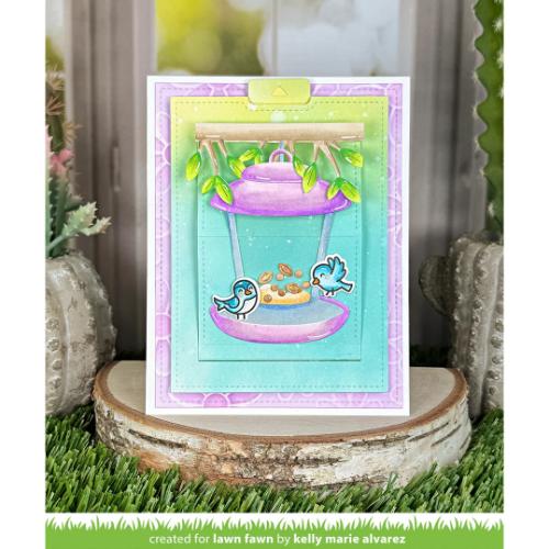 Lawn Fawn - Stamps - Backyard Bird Feeder