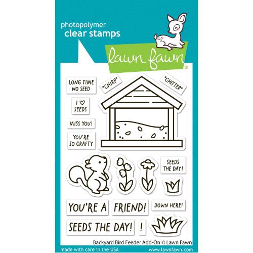 Lawn Fawn - Stamps - Backyard Bird Feeder Add-On