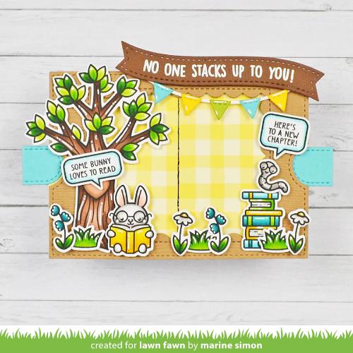 Lawn Fawn - Stamps - Little Woodland Library Friends