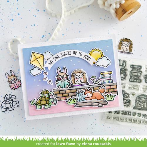 Lawn Fawn - Stamps - Little Woodland Library Friends
