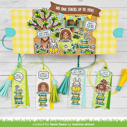 Lawn Fawn - Stamps - Little Woodland Library Friends