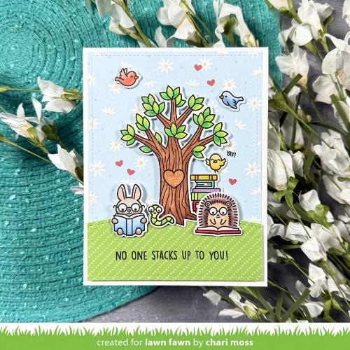 Lawn Fawn - Stamps - Little Woodland Library Friends