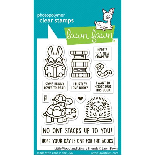 Lawn Fawn - Stamps - Little Woodland Library Friends