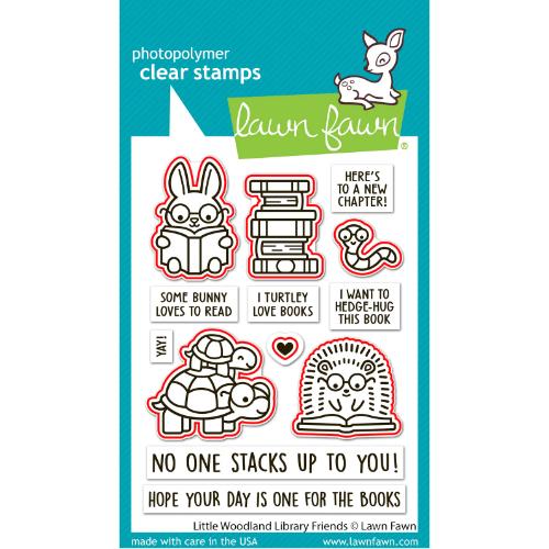 Lawn Fawn - Lawn Cuts - Little Woodland Library Friends Dies