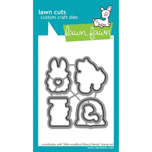 Lawn Fawn - Lawn Cuts - Little Woodland Library Friends Dies
