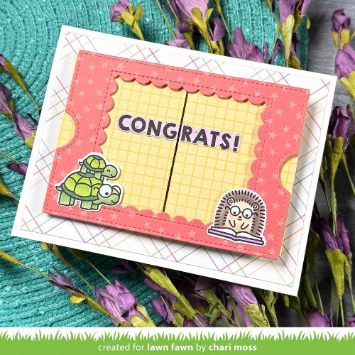 Lawn Fawn - Lawn Cuts - Ta-Da! Diorama! Scalloped Window Add-On Dies