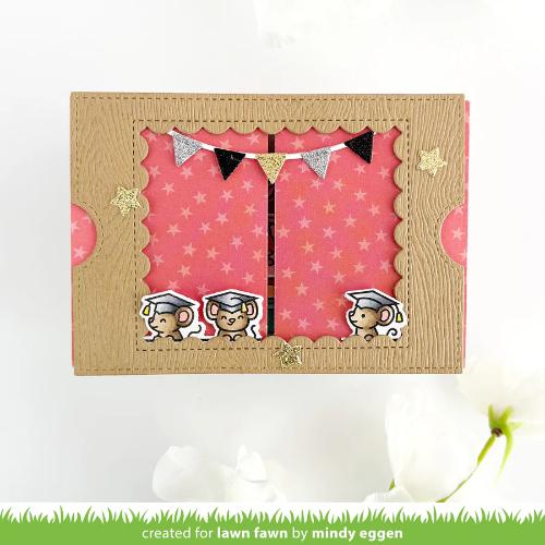 Lawn Fawn - Lawn Cuts - Ta-Da! Diorama! Scalloped Window Add-On Dies