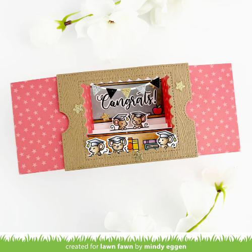 Lawn Fawn - Lawn Cuts - Ta-Da! Diorama! Scalloped Window Add-On Dies