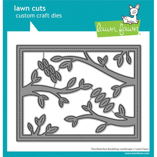 Lawn Fawn - Lawn Cuts - Tree Branches Backdrop: Landscape Dies