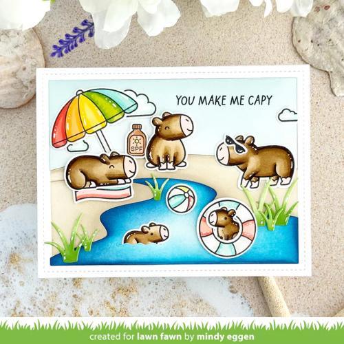 Lawn Fawn - Stamps - Capybaras!