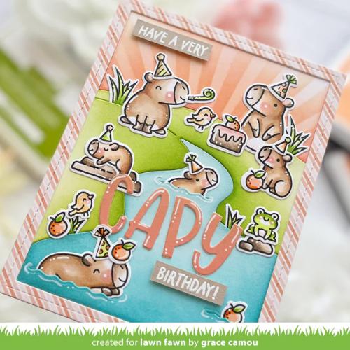 Lawn Fawn - Stamps - Capybaras!