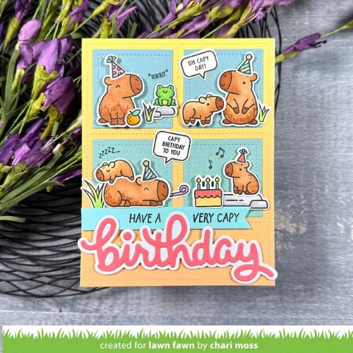 Lawn Fawn - Stamps - Capybaras!