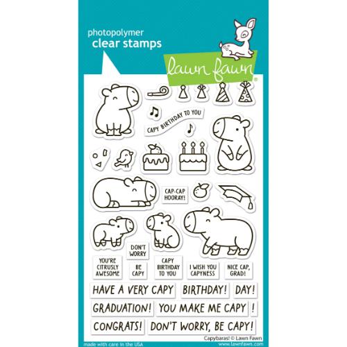 Lawn Fawn - Stamps - Capybaras!