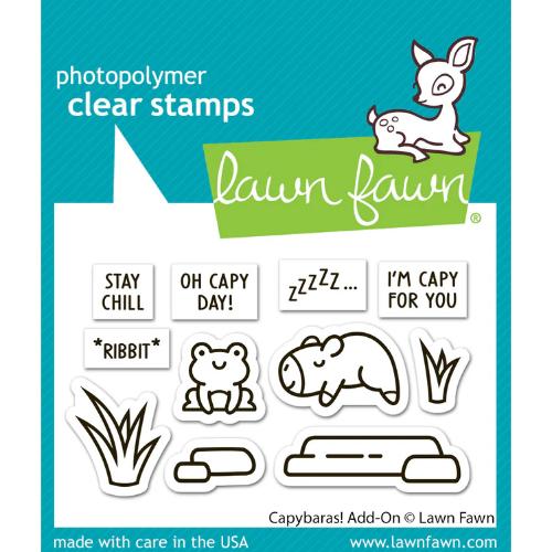 Lawn Fawn - Stamps - Capybaras! Add-On