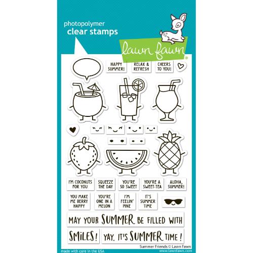 Lawn Fawn - Stamps - Summer Friends