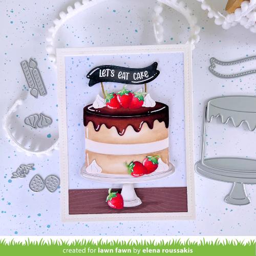 Lawn Fawn - Lawn Cuts - Build-A-Cake Add-On Dies