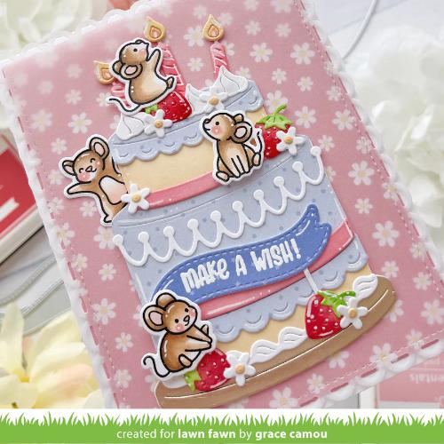 Lawn Fawn - Lawn Cuts - Build-A-Cake Add-On Dies