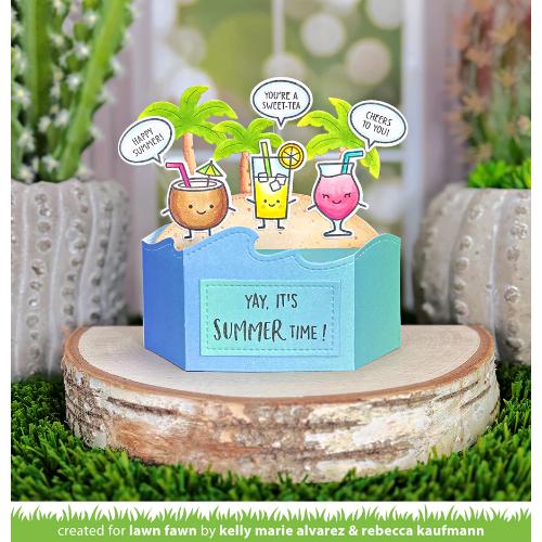 Lawn Fawn - Lawn Cuts - Platform Pop-Up Wave Wrap Around Die