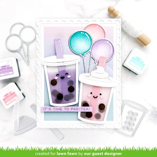 Lawn Fawn - Lawn Cuts - Build-A-Drink Bubble Tea Add-On Dies