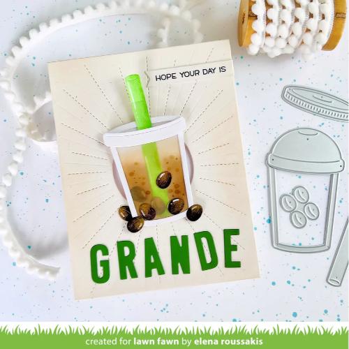 Lawn Fawn - Lawn Cuts - Build-A-Drink Bubble Tea Add-On Dies