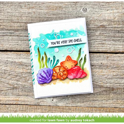 Lawn Fawn - Lawn Cuts - Stitched Seashells Dies