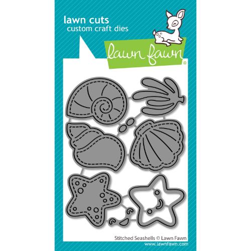Lawn Fawn - Lawn Cuts - Stitched Seashells Dies