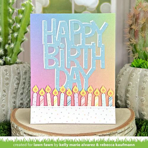 Lawn Fawn - Lawn Cuts - Candle Border Dies