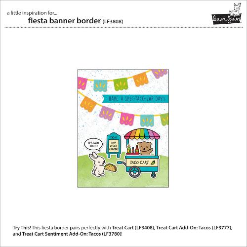 Lawn Fawn - Lawn Cuts - Fiesta Banner Border Dies