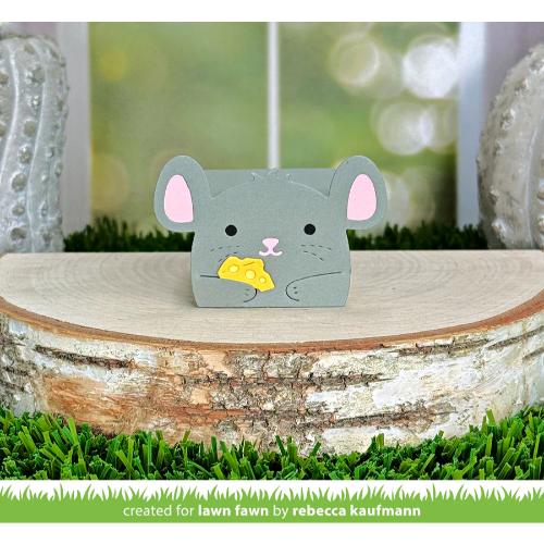 Lawn Fawn - Lawn Cuts - Tiny Gift Box Mouse Add-On Dies