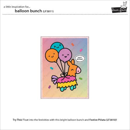 Lawn Fawn - Lawn Cuts - Balloon Bunch Dies