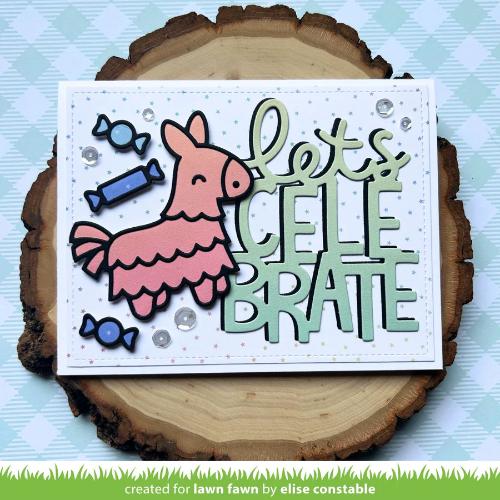 Lawn Fawn - Lawn Cuts - Giant Let's Celebrate Die