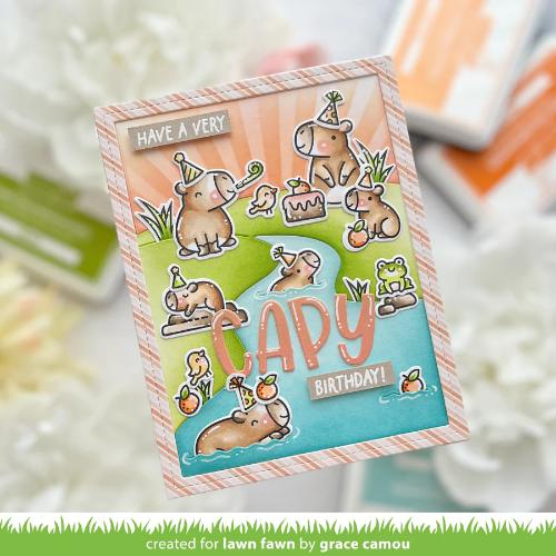 Lawn Fawn - Lawn Cuts - Riverside Backdrop: Portrait Dies