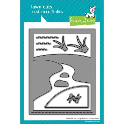 Lawn Fawn - Lawn Cuts - Riverside Backdrop: Portrait Dies