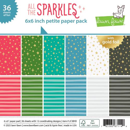 Lawn Fawn - Paper - All the Sparkles - Petite Paper Pack