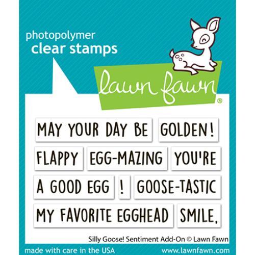Lawn Fawn - Stamps - Silly Goose! Sentiment Add-On