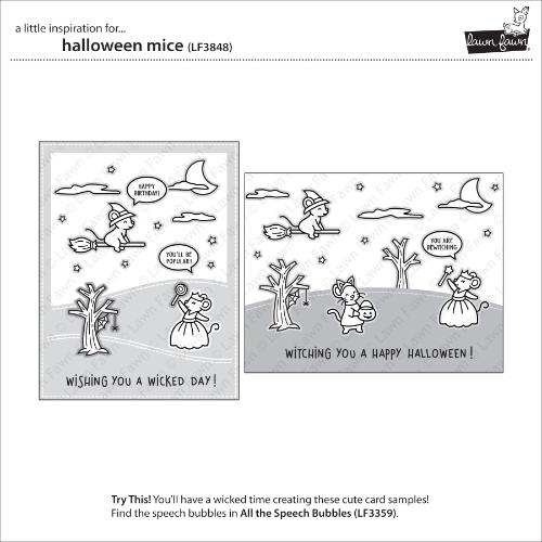 Lawn Fawn - Stamps - Halloween Mice