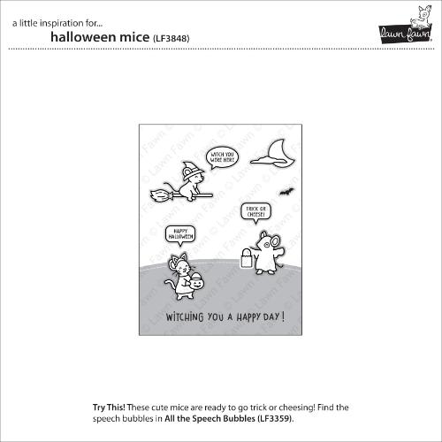 Lawn Fawn - Stamps - Halloween Mice