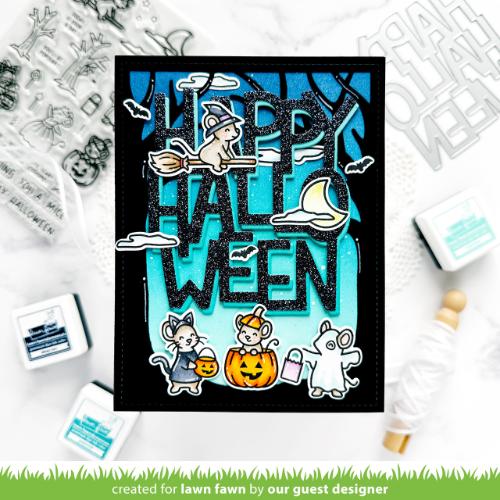 Lawn Fawn - Stamps - Halloween Mice