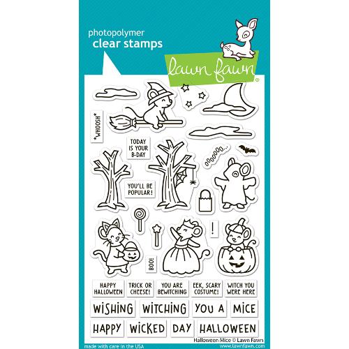Lawn Fawn - Stamps - Halloween Mice