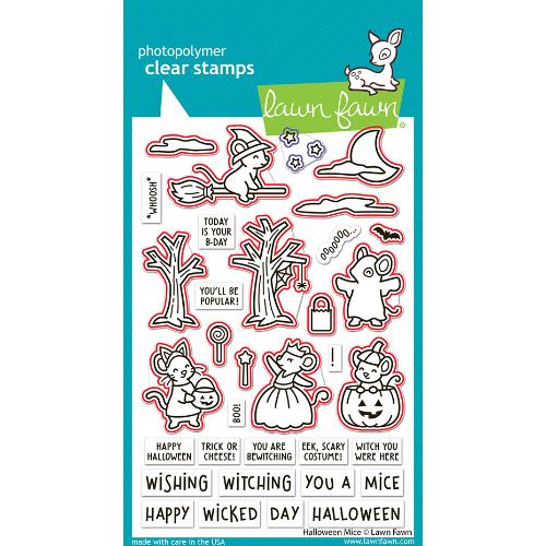 Lawn Fawn - Lawn Cuts - Halloween Mice Dies