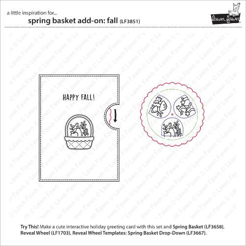 Lawn Fawn - Stamps - Spring Basket Add-On: Fall