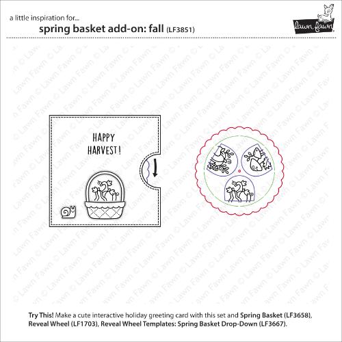 Lawn Fawn - Stamps - Spring Basket Add-On: Fall